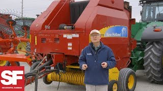 New Holland BR7070 Round Baler Sells  Steel Deals  Successful Farming [upl. by Kruger]