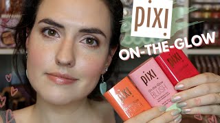 Pixi On The Glow Blush  Swatches Application Demo  Review [upl. by Paulson]