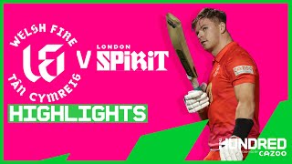 Phillips Provides a Masterclass  Welsh Fire vs London Spirit  Highlights  The Hundred 2021 [upl. by Latnahc]