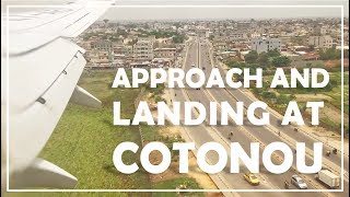 Approach and landing at Cotonou Benin COODBBB [upl. by Yriek]