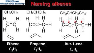 S325 Naming alkenes [upl. by Lyrad239]