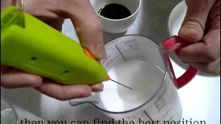 How To Make Latte Art with Mini Milk Frother [upl. by Nido794]