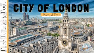 City of London Walking Tour 4k  Free Tours by Foot [upl. by Warila]