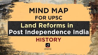 MindMaps for UPSC  Land Reforms in Post Independence India History [upl. by Deny]