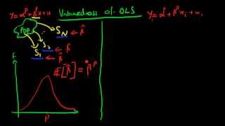 Unbiasedness of OLS  part one [upl. by Harihs]