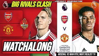 Live Match BroadcastARSENAL vs MAN UNITED Premiere League Showdown AND Fan Watchalong [upl. by Asiel]