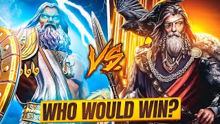 Zeus vs Odin  Who WINS [upl. by Annanhoj]