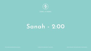 Sanah  200 KaraokeInstrumental [upl. by Ramej]