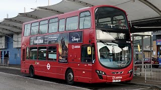 London Bus Route 191  Edmonton Green to Brimsdown  Subtitles [upl. by Olyhs]