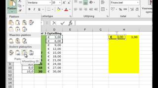 Manieren om te plakken in Excel [upl. by Tutt]