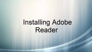 Windows 8 Installing Adobe Reader [upl. by Eisseb400]