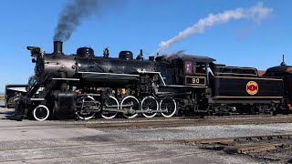 Strasburg Rail Road Throwback Steam Special [upl. by Daeriam]