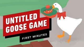 The First 11 Minutes of Untitled Goose Game  Gameplay [upl. by Roosnam535]