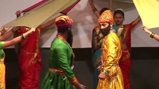 Chatrapati Shivaji Maharaj Powada 7th Std Annual Function 201718 [upl. by Nwahsem]