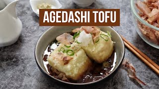 Agedashi Tofu Recipe  How to Cook at Home [upl. by Hicks]