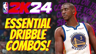 The BEGINNERS GUIDE to the BEST DRIBBLE COMBOS in NBA 2K24 [upl. by Evvy]