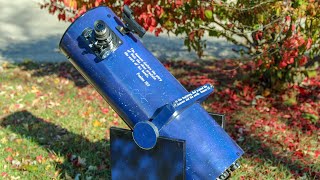 DIY 8quot NEWTONIAN TELESCOPE COMPLETE BUILD [upl. by Lapo471]