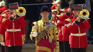 Trooping the Colour 2018 Zu Ehren der Königin [upl. by Alicea]