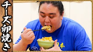 【相撲飯】サーロインステーキ・卵チャーハン・チーズ卵焼き・塩焼きそば・味噌ちゃんこ鍋 🍚 『ちゃんこ番：小滝山・恵雅』 [upl. by Hallutama214]