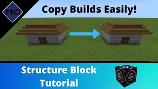 Minecraft Bedrock Structure Block Tutorial Updated [upl. by Navap237]