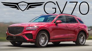 SPECTACULAR 2022 Genesis GV70 Review [upl. by Enuahs]