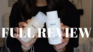 FULL REVIEW Ouai Medium Hair Shampoo  Conditioner [upl. by Larual]