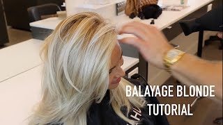 BALAYAGE BLONDE TUTORIAL [upl. by Ayaladnot]