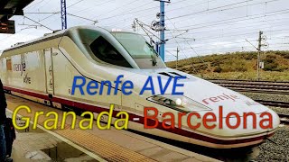 Renfe AVE Granada  Barcelona  First Class High Speed Train Report 🇪🇦 SPAIN [upl. by Annayram323]