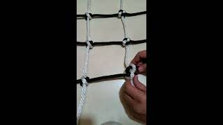 Cargo Net Knot  How to video [upl. by Noj]