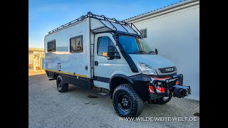 African Iveco Daily 4 x 4 Roomtoor South Africa  Afrikanischer Iveco Daily 4x4 Wohnmobil [upl. by Inoy]