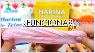 ¿Funcionará Slime casero con HARINA eslain  blandiblu [upl. by Fineman]