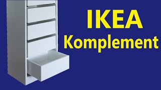 Ikea Komplement drawer assembly and installation [upl. by Lauter]