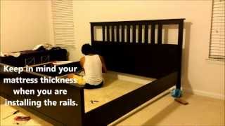 Assembling an IKEA HEMNES Bed [upl. by Ojeibbob33]