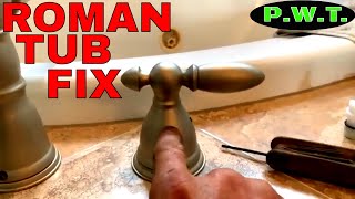 HOW TO REPLACE CARTRIDGE TO DELTA ROMAN TUB VALVE [upl. by Muns890]