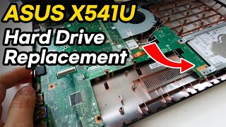 Asus X541U Hard Drive Replacement SSD Upgrade [upl. by Tiffi]