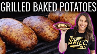 AMAZING Baked Potatoes on the Grill  How To [upl. by Cedell767]