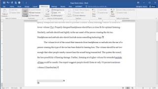 Microsoft Word 2016  Adding a Footnote [upl. by Brooks18]