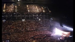 The O2 Arena London concert venue Seat view from Block 419 Row J Seat 905 level 4 high [upl. by Littman]