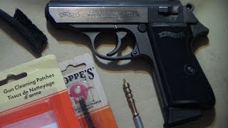 Walther ppks 22lr cleaning [upl. by Yole72]