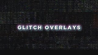 Glitch Overlay Pack  Numbers TV Camera Overlays amp More [upl. by Mackenie903]