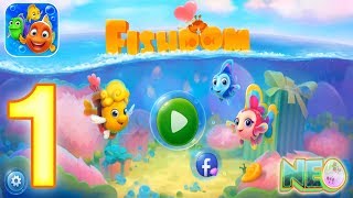 Fishdom Gameplay Walkthrough Part 1  Level 15 Completed iOS Android [upl. by Hbahsur950]