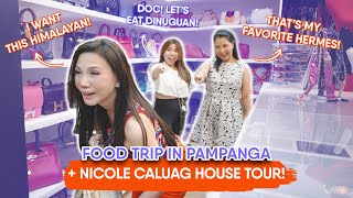 PAMPANGA FOOD TRIP amp HOUSE TOUR WITH NICOLE CALUAG  DR VICKI BELO [upl. by Aeet268]