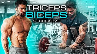 ARMS amp FOREARMS SUPERSET workout💪 [upl. by Egrog]