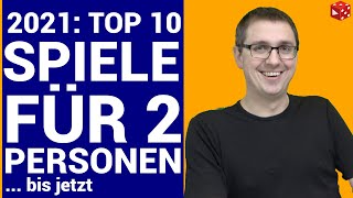 Meine Top 10 besten 2 Personen Brettspiele 2021 bis jetzt  Gute Spiele für zwei Spieler [upl. by Maclay49]