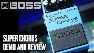 BOSS CH1 Super Chorus  Demo amp Review [upl. by Pitarys]