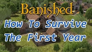 Banished Tutorial  How To Survive The First Year [upl. by Llereg895]