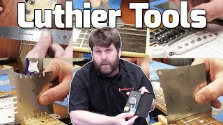 Luthier Tools Explained Radius Gauges Calipers String Spacing Rulers amp More [upl. by Yrrad319]