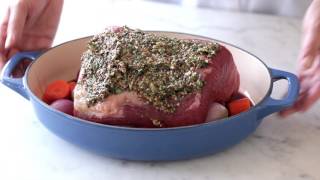 Herb Crusted Topside Roast Beef [upl. by Silma]