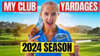 My Golf Club Yardages 2024 Season [upl. by Anema]