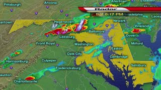 Doppler Radar Tracking Storms Through Maryland [upl. by Hayden]